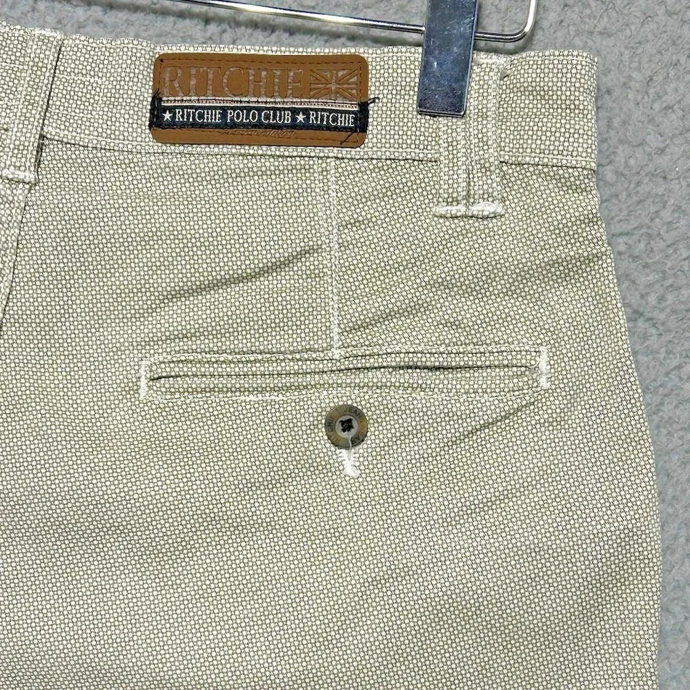 International Brand Ritchie JNS Polo Club Bermuda Shorts 28X12 Designed‎ France